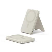 Satechi OntheGo magnetische Qi2 Powerbank met Stand (5.000mAh/20W) - Sand - thumbnail