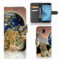 Samsung Galaxy J5 2017 | Telefoonhoesje | Met pasjeshouder | Roofdieren - thumbnail