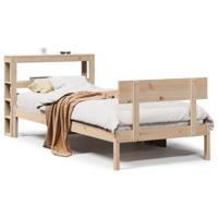 Bedframe zonder matras massief grenenhout 140x190 cm - thumbnail