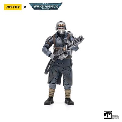 Warhammer 40k Action Figure 1/18 Death Korps of Krieg Veteran Squad Guardsman with Flamer 10 cm
