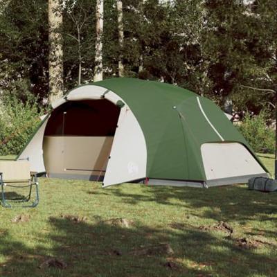 Tent 8-persoons 360x430x195 cm 190T taft groen Tent 8-persoons 360x430x195 cm 190T taft groen