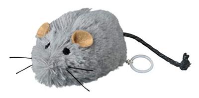 Trixie opwindbare pluche muis met catnip Trixie opwindbare pluche muis met catnip