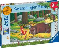 Ravensburger puzzel The gruffalo 2x12 stukjes - thumbnail