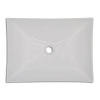 Keramische wasbak schaalvormig hoogglans (wit) - thumbnail