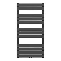 Belrad Handdoekradiator - middenaansluiting - 1200X600mm - Zwart BFRZ1200600 - thumbnail