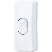 TRU COMPONENTS TC-9201172 Snoerschakelaar 250 V/AC 2 A 1x uit/aan Wit Continu 1 stuk(s) - thumbnail