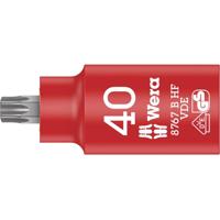 Wera 8767 B VDE HF TORX® Zyklop Bitdop, geïsoleerd, met 3/8"-aandrijving, met vasthoudfunctie, TX 40 x 55 mm - 05004924001 - thumbnail