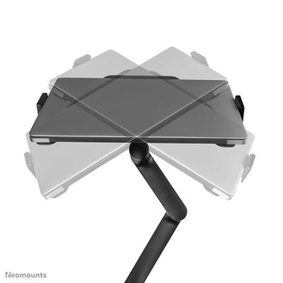 Neomounts DS20-425BL2 Tafelbeugel voor monitor Aantal monteerbare displays: 1 Display(s) 43,2 cm (17) - 68,6 cm (27) Zwart Kantelbaar, Roteerbaar, Zwenkbaar,