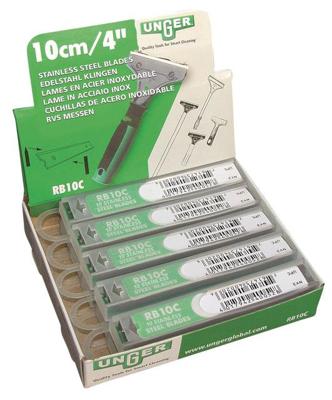 Reservemes unger voor schraper 10cm 10stuks