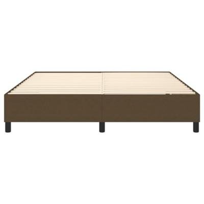 Boxspringframe stof donkerbruin 180x200 cm