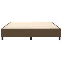 Boxspringframe stof donkerbruin 180x200 cm - thumbnail