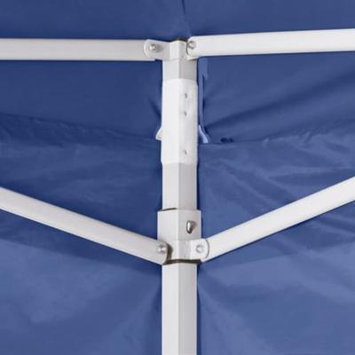 VidaXL Vouwtent met 4 zijwanden 3x3 m blauw