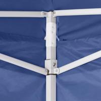 Vouwtent met 4 zijwanden 3x3 m blauw - thumbnail