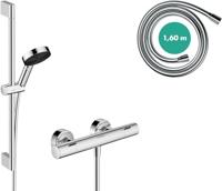 Hansgrohe Pulsify Select S Douchesysteem 105 3jet Relaxation EcoSmart met Ecostat Fine en glijstang 65 cm, chroom - thumbnail