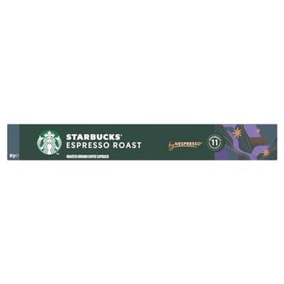 Koffiecapsules met doos Nestlé STARBU.DARK ESPRESSO 10C