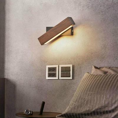 Eenvoudige Rotatable bed slaapkamer muur lamp warm nachtlampje grootte: 31cm (walnoot) Eenvoudige Rotatable bed slaapkamer muur lamp warm nachtlampje grootte: 31cm (walnoot)