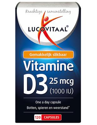 Lucovitaal Vitamine D3 25mcg Capsules Lucovitaal Vitamine D3 25mcg Capsules