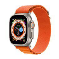 Alpine Loop nylon bandje - Oranje - Geschikt voor Apple Watch 44mm / 45mm / 46mm / 49mm - thumbnail