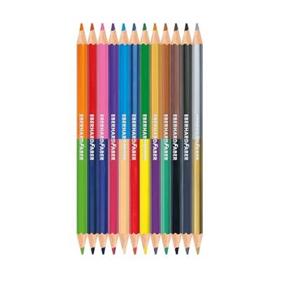 Eberhard Faber ef-514811 kleurpotlood 2-zijdig gekleurd etui 12 stuks 24 kleuren Eberhard Faber ef-514811 kleurpotlood 2-zijdig gekleurd etui 12 stuks 24 kleuren