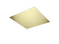 Hoofddouche Belleza Bagno ClipOn Inbouw Regendouche Vierkant 44x44 cm Goud - thumbnail