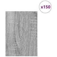 Decorpanelen 150 pcs Grijs sonoma 21 x 30 x 0.3 cm Bewerkt hout - thumbnail
