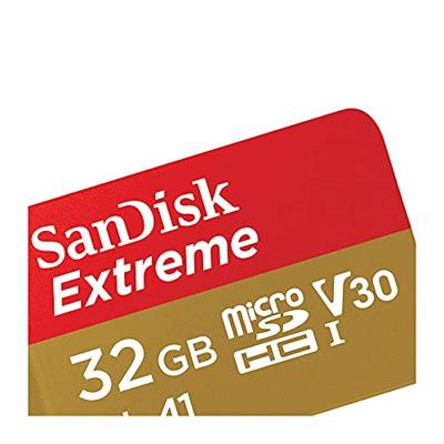 SanDisk Extreme microSDHC-kaart Retail 32 GB A1 Application Performance Class, v30 Video Speed Class