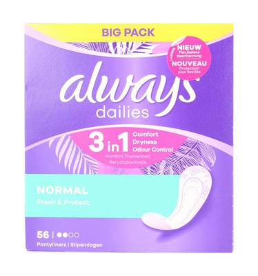 Always Inlegkruisjes normal bigpack (56 st)