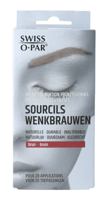 Swiss O.Par Swiss o. par wenkbrauwverf set bruin Swiss O.Par Swiss o. par wenkbrauwverf set bruin