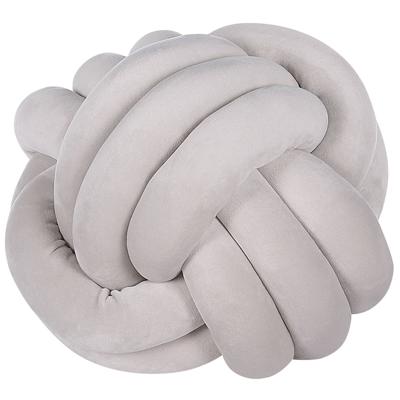 Beliani - MALNI - Sierkussen - Grijs - 30 x 30 cm - Fluweel