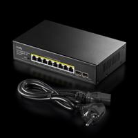 Cudy GS1008PS2 netwerk-switch Unmanaged Gigabit Ethernet (10/100/1000) Power over Ethernet (PoE) Zwart - thumbnail