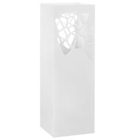 VidaXL Parapluhouder stenen staal wit - thumbnail