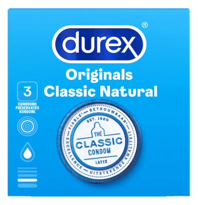 Durex Classic Natural Condooms 3 stuks