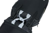 Basil miles double bag - waterdichte dubbele fietstas, unisex, sportief, zwart-limoen - thumbnail