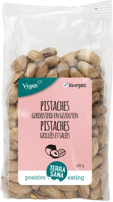 Terrasana Terrasana Pistachenoten Geroosterd Met Zout Bio (200g)