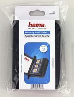 Hama Memory Card Wallet 18Xsd Black - thumbnail