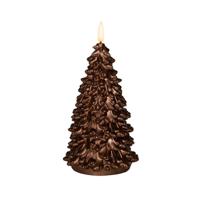 Kaars kerstboom 3d d9,5h20 cm brons Anna's Collection - Annas collection - thumbnail