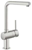 GROHE Minta Keukenkraan - hoog - l uitloop - supersteel geborsteld 31375DC0 - thumbnail