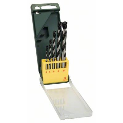 Bosch Accessories Promoline 2607019444 Carbide Beton-spiraalboren set 5-delig 4 mm, 5 mm, 6 mm, 8 mm, 10 mm Cilinderschacht 1 set(s) Bosch Accessories Promoline 2607019444 Carbide Beton-spiraalboren set 5-delig 4 mm, 5 mm, 6 mm, 8 mm, 10 mm Cilinderschacht 1 set(s)