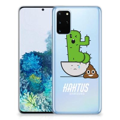 Samsung Galaxy S20 Plus Telefoonhoesje met Naam Cactus Poo Samsung Galaxy S20 Plus Telefoonhoesje met Naam Cactus Poo