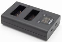 ChiliPower Canon LP-E17 dubbellader voor 2 camera accu's (tegelijk) - thumbnail