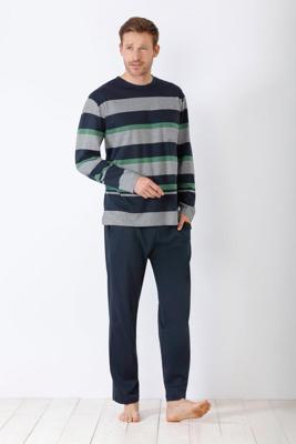 Gestreepte herenpyjama van Hajo Gestreepte herenpyjama van Hajo