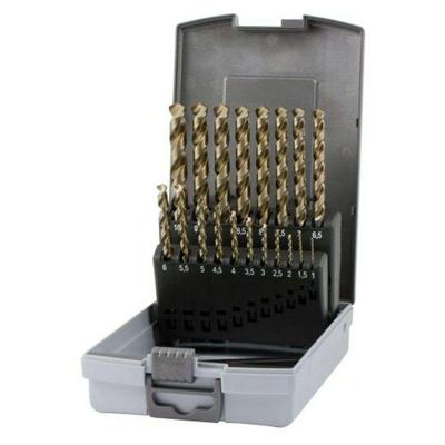 RUKO 228215RO HSSE-Co 5 Metaal-spiraalboorset 25-delig DIN 338 3 vlakken schacht 1 set(s) RUKO 228215RO HSSE-Co 5 Metaal-spiraalboorset 25-delig DIN 338 3 vlakken schacht 1 set(s)