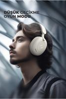havit H655BT Hybride actieve ruisonderdrukkende hoofdtelefoon voor vliegtuigreizen, draadloze over-ear bluetooth-hoofdtelefoon, 76H speeltijd, Hi-Res Audio, Super Bass via app, 5 microfoon voor - thumbnail