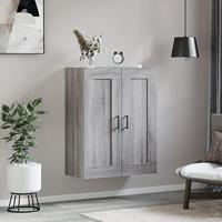Wandkast 69,5x34x90 cm bewerkt hout grijs sonoma eikenkleurig - thumbnail
