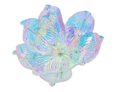 Bloem op clip Magnolia iriserend dia13cm