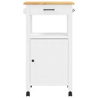 Keukentrolley MONZA 48x40x88,5 cm massief grenenhout - thumbnail