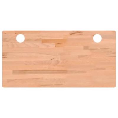 Bureaublad 100x50x1,5 cm massief beukenhout