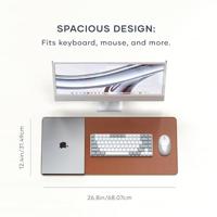 Satechi Vegan-lederen premium desk mat - Brown - thumbnail