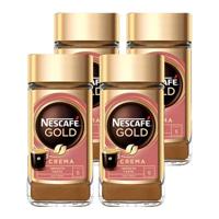 Nescafé Gold Crema - oploskoffie - 4 x 100 gram - thumbnail