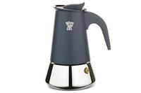 Italiaans koffiezetapparaat - PEZZETTI - STEELEXPRESS - Roestvrij staal - 6 kopjes - Geschikt voor alle kookplaten inclusief inductie - Indigoblauw - thumbnail